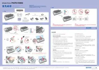 EPSON爱普生STYLUS PHOTO R1800 首先阅读